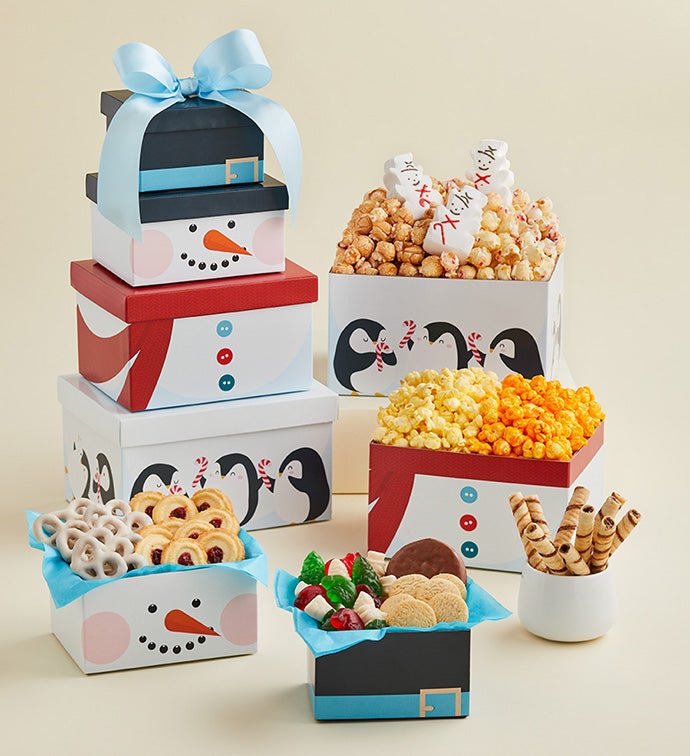 Winter Delight 4 Box Gift Tower 